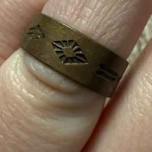 Vintage Copper Native American Style Ring